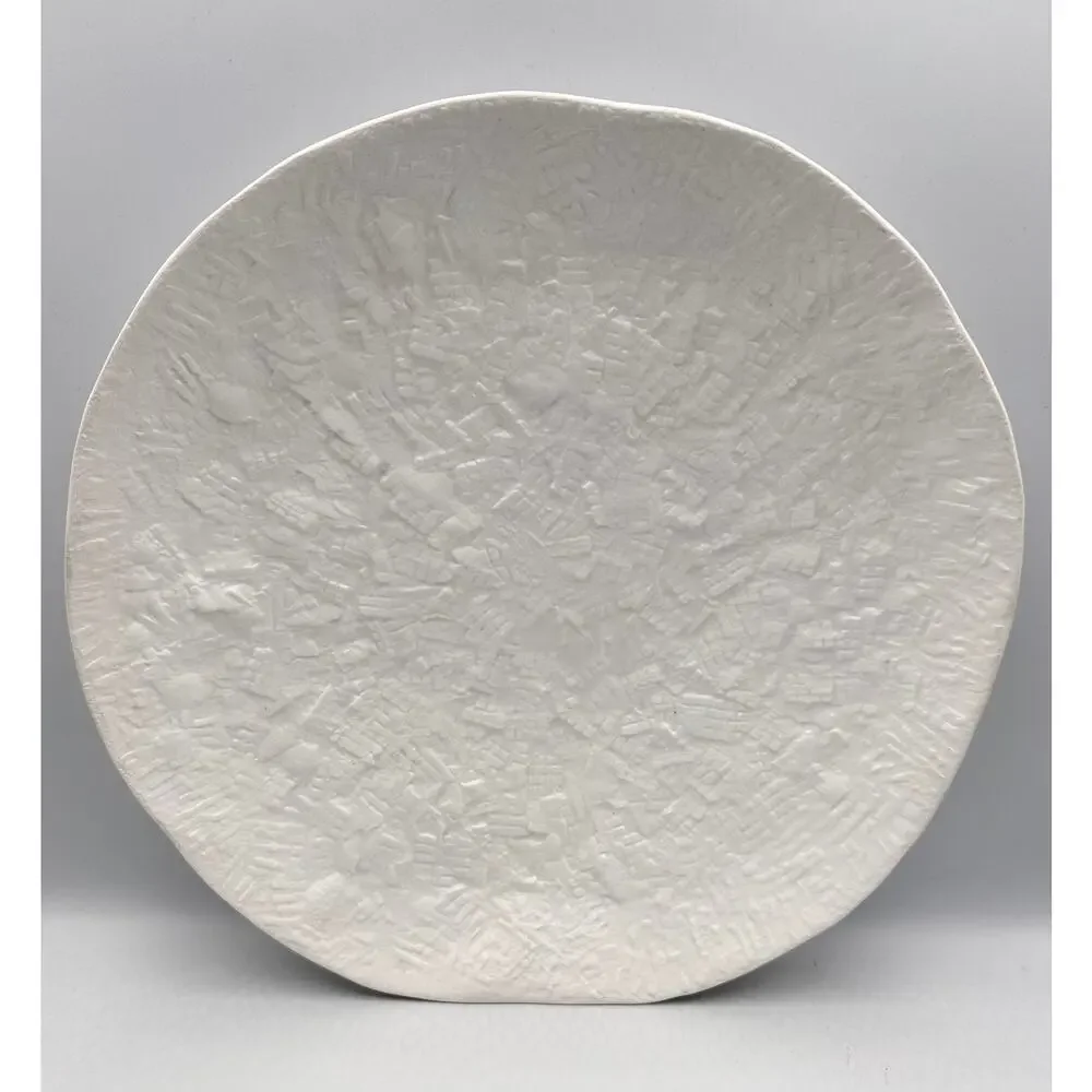 Vintage Max Lamb 1882 Ltd. Crockery White 13' Large Platter / Bowl England